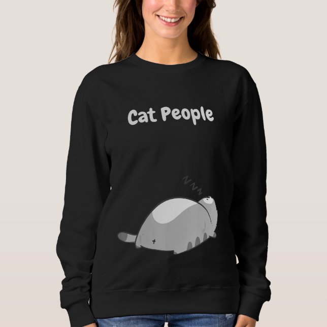 Sudadera Cat people be like (Anverso)