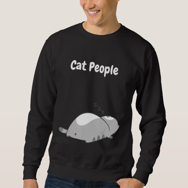 Sudadera Cat people be like (Anverso)
