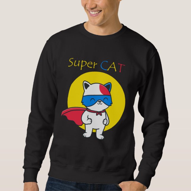 Sudadera Cat  Present For Women Men & Kids (Anverso)