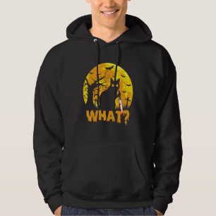 Sudadera CAT QUÉ Gato Negro Asesino Con Halloween Knife