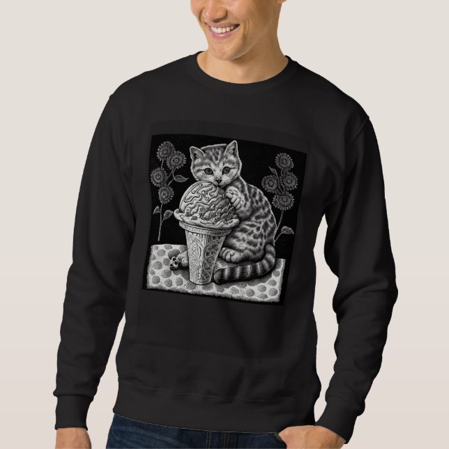 Sudadera Cat Quilting Ice Cream (Anverso)