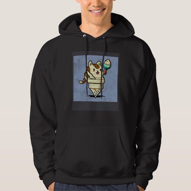 Sudadera Cat Robot Ice Cream (Anverso)
