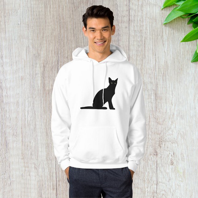 Sudadera Cat Silhouette Mens Hoodie (Subido por el creador)
