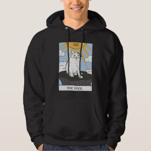 Sudadera Cat Tarot Card El Gato Del Meme Del Tonto