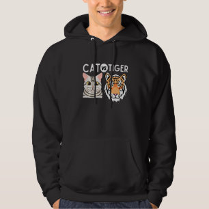 Sudadera Cat Vs Tiger Meme Tee