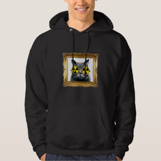 Sudadera Cat with Radioactive Warning Sunglasses   Kitten