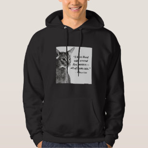 Sudadera Cat Zen Master Eckhart Tolle