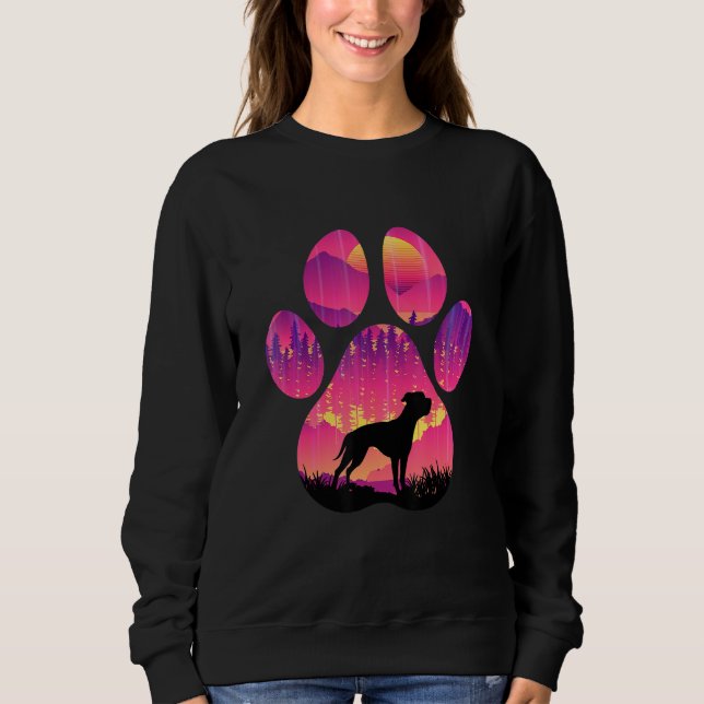 Sudadera Catahoula Bulldog Paw Mom Dad Dog  Women Men (Anverso)