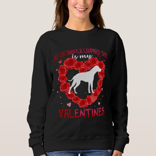 Sudadera Catahoula Leopard Dog Animal Hearts Day Mastiff Is (Anverso)