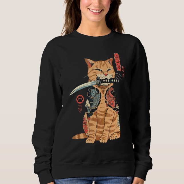 Sudadera Catana Cat (Anverso)