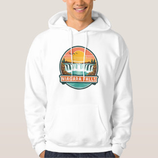 Sudadera cataratas del niágara canadá diseño retro