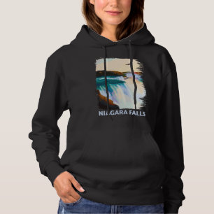 Sudadera Cataratas del Niágara Canadá EE. UU. Silueta del h
