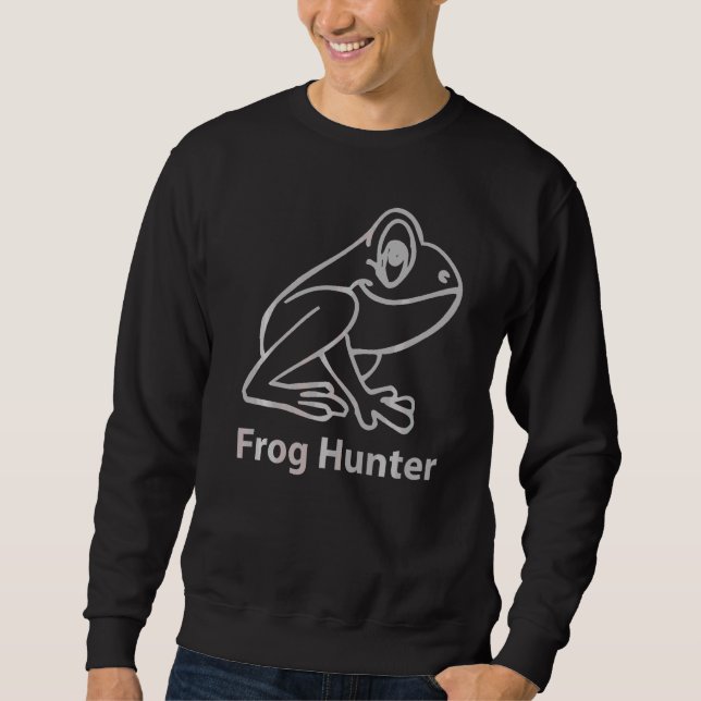 Sudadera Catcher de ranas de caza de ranas (Anverso)