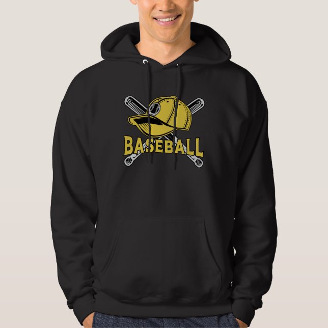 Sudadera Catcher Pitcher Bat Funny Gift (Anverso)