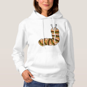 Sudadera Caterpillar como Cheeseburger con carne y ensalada