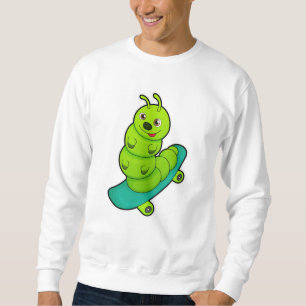 Sudadera Caterpillar como Skater con Skateboard