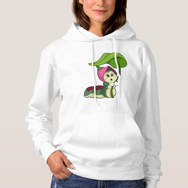 Sudadera Caterpillar con hoja (Anverso)