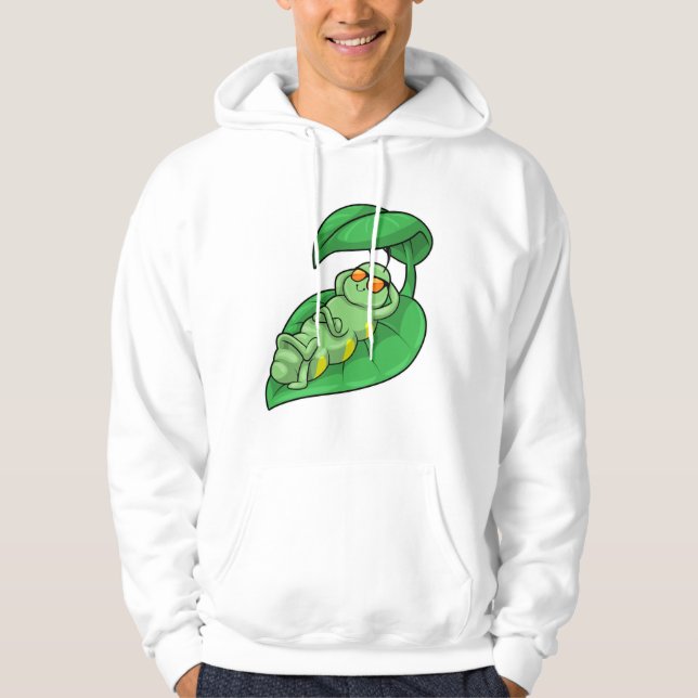 Sudadera Caterpillar con hoja (Anverso)