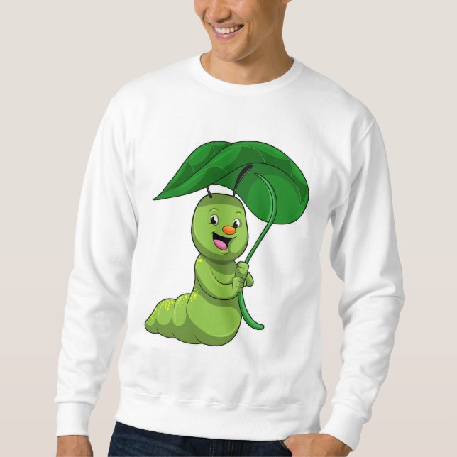Sudadera Caterpillar con hoja como parasol (Anverso)