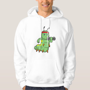 Sudadera Caterpillar en entrenamiento de fuerza con Dumbbel