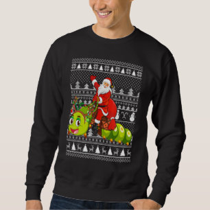 Sudadera Caterpillar Lover Santa Riding Caterpillar Ugly Ch