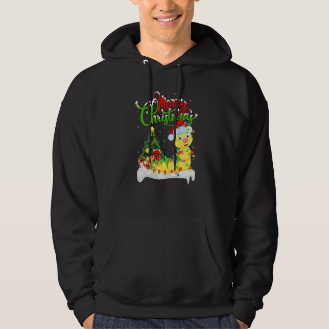 Sudadera Caterpillar  Xmas Decorations Caterpillar Christma (Anverso)
