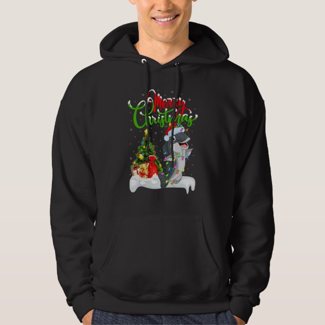 Sudadera Catfish   Xmas Decorations Santa Catfish Christmas (Anverso)