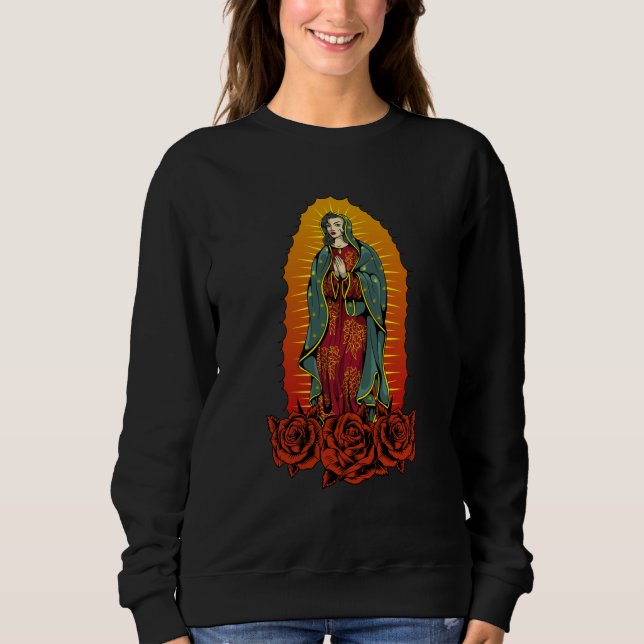 Sudadera Catholic Saint Christian Virgin Mary Our Lady Of G (Anverso)