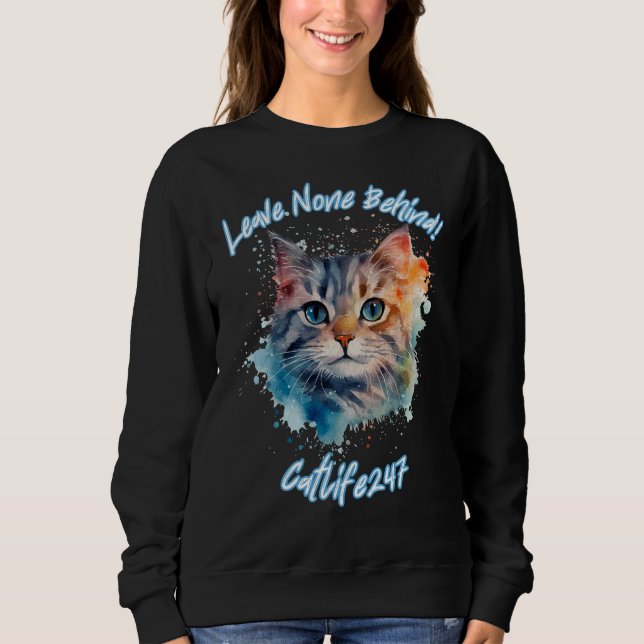 Sudadera Catlife247 Cat (Anverso)