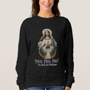 Sudadera Católica Mariana de Nuestra Señora de Medjugorje