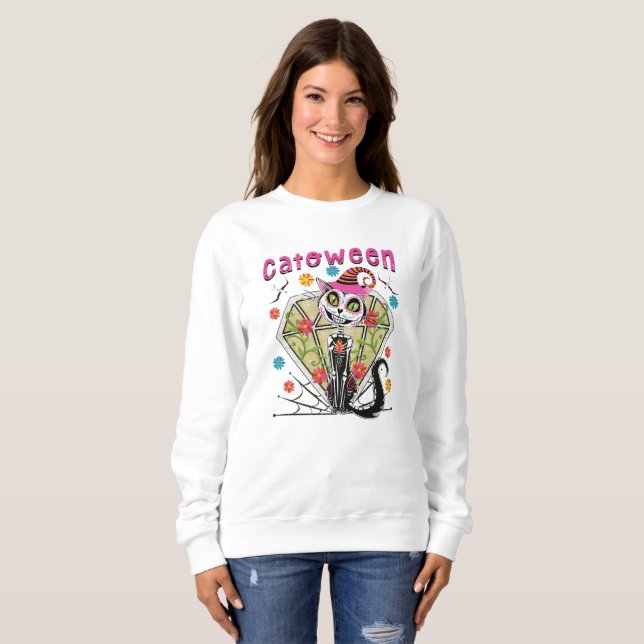 Sudadera Catoween Halloween (Anverso completo)