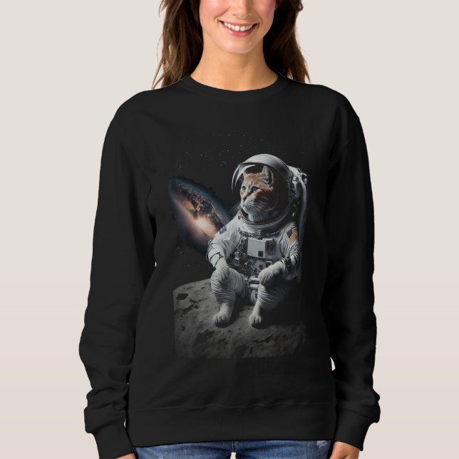 Sudadera Catronaut Cat Astronaut space cat 1 (Anverso)