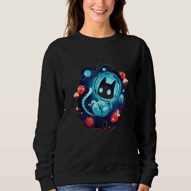 Sudadera Catronaut Cat Astronaut space cat 2 (Anverso)