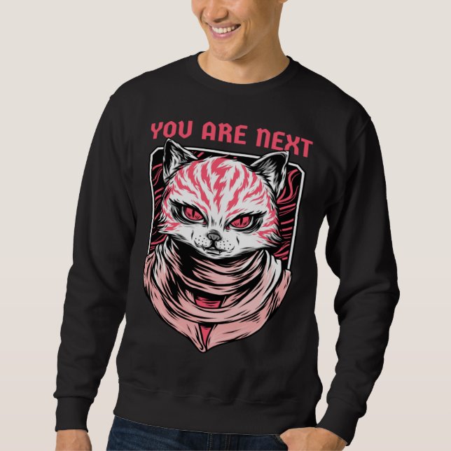 Sudadera Cats Are Evil  Demon Kitty  You Are Next (Anverso)
