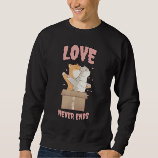 Sudadera cats box cute love romantic