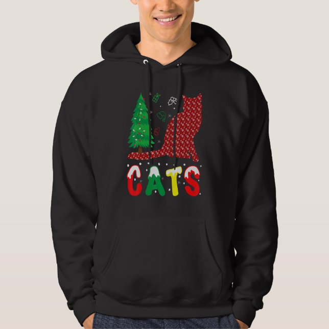 Sudadera Cats Christmas Pajama Family Xmas (Anverso)