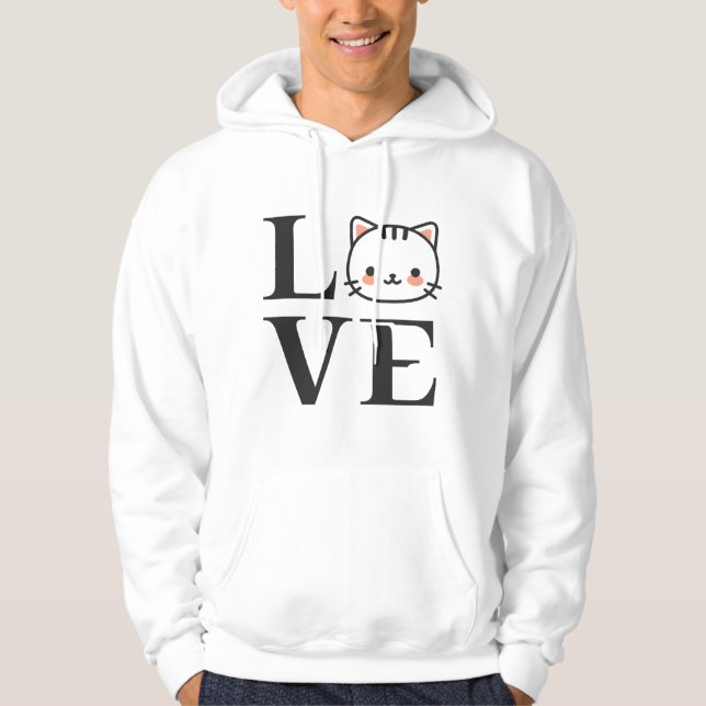 Sudadera Cats de amor (Anverso)