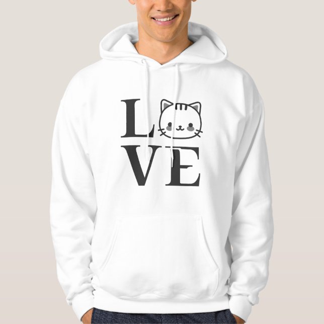 Sudadera Cats de amor (Anverso)