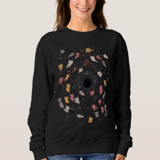 Sudadera Cats in Black Hole  Cat  Cat Mom Cat Dad Men Women