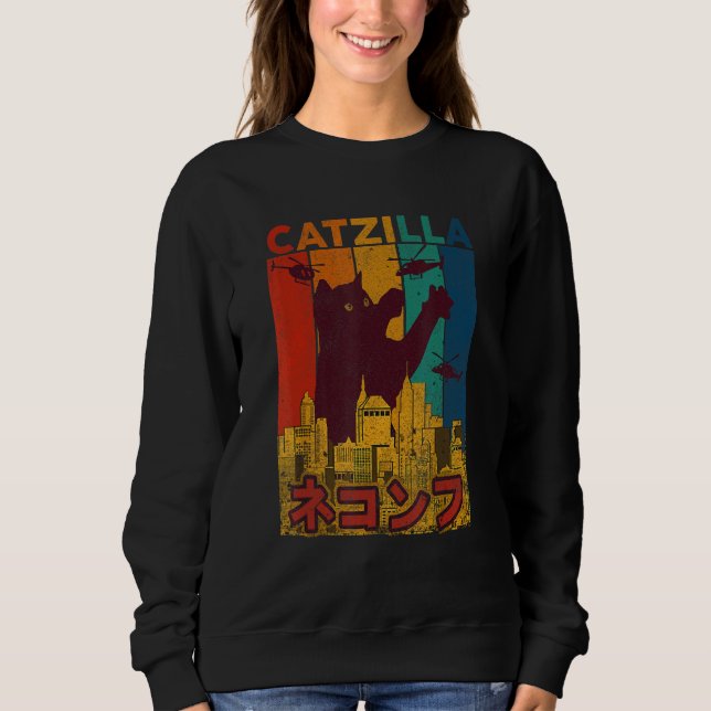 Sudadera Catzilla Ca  Cat Cat (Anverso)