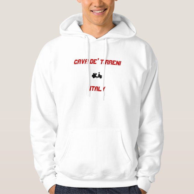 Sudadera Cava de' Tirreni, Italia Scooter (Anverso)