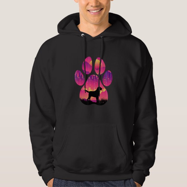 Sudadera Cavador Paw Mom Dad Dog  Women Men (Anverso)