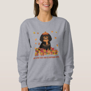 Sudadera Cavalier español de negro y moro personalizado