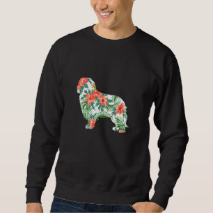 Sudadera Cavalier King Charles Aloha Perro Hawaiano