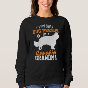 Sudadera Cavalier King Charles Spaniel Abuela Perro