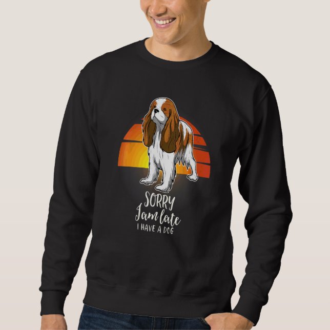 Sudadera Cavalier King Charles Spaniel Ckcs Vintage (Anverso)