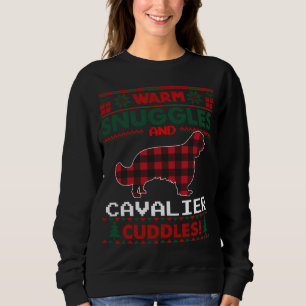 Sudadera Cavalier King Charles Spaniel Pajama Ugly Christma