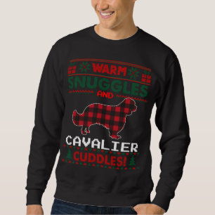 Sudadera Cavalier King Charles Spaniel Pajama Ugly Christma