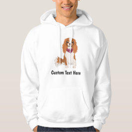 Sudadera Cavalier personalizado King Charles Spaniel Hoodie