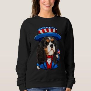 Sudadera Cavalier Rey Charles Spaniel Perro 4 De Julio De A